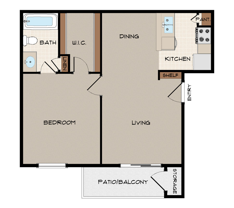The Bartlett floor plan